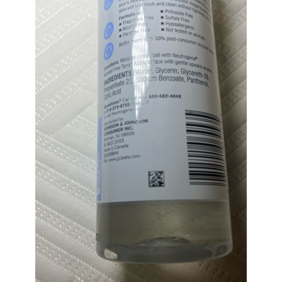 Neutrogena Alcohol Free Toner 8.0 fl oz Clear - Picture 5 of 5